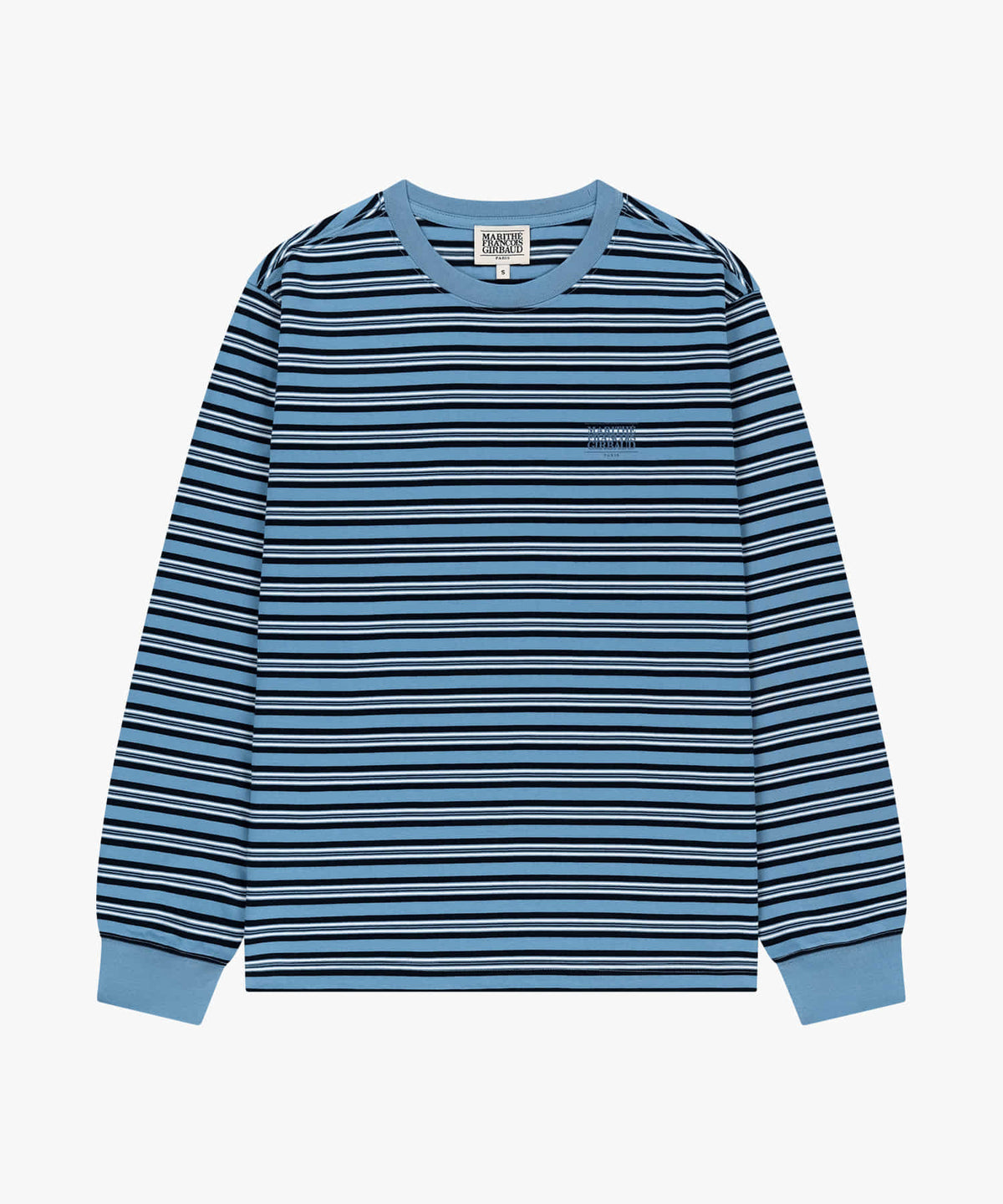 Marithe & Francois Girbaud - Small Classic Logo Long Sleeve Tee (Stripe) product image 5 | TRAB K-Fashion Australia