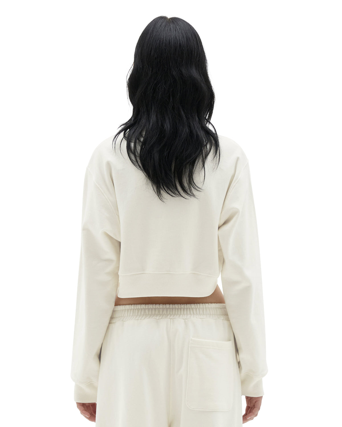 Brownyard - Crop Sweat Shirt (Ecru) product image 2 | TRAB K-Fashion Australia