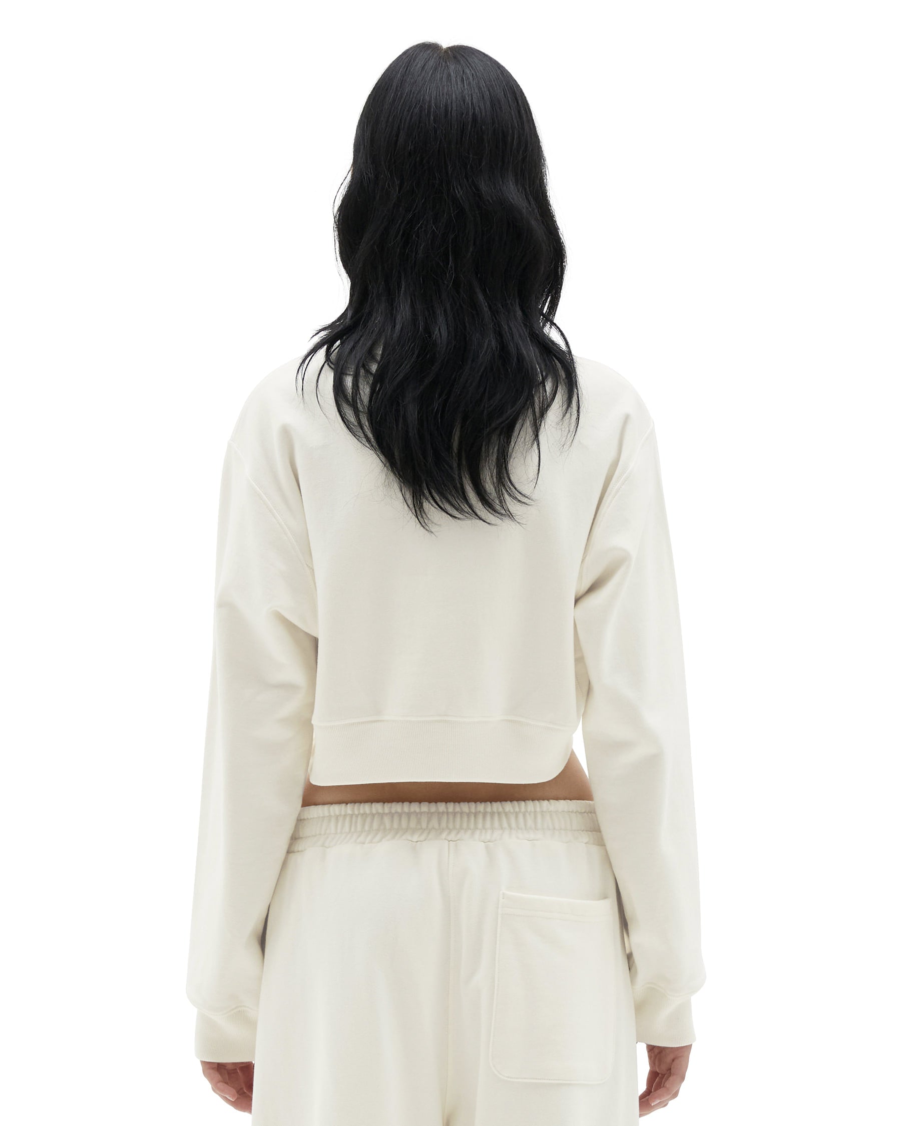 Brownyard - Crop Sweat Shirt (Ecru) product image 2 | TRAB K-Fashion Australia