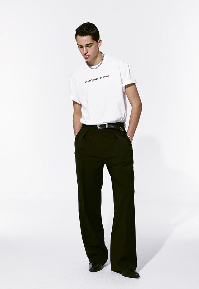 Tonywack - Drug Reference Washed T-Shirt (White) product image 2 | TRAB K-Fashion Australia