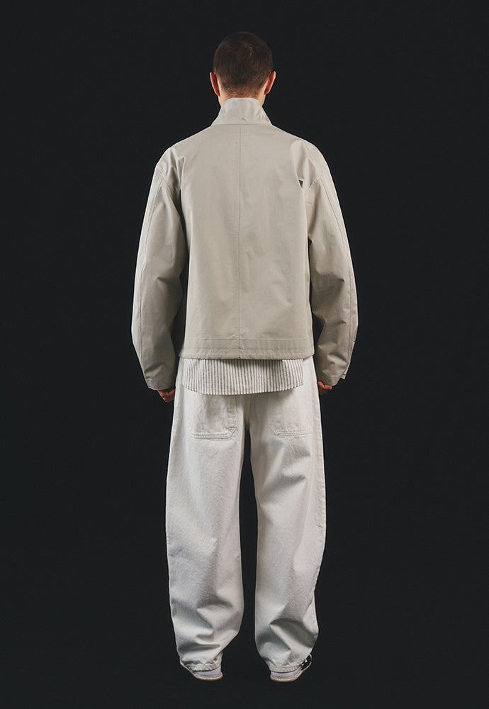 Art if acts - One Pocket Stand Collar Shirt (Grey) product image 5 | TRAB K-Fashion Australia