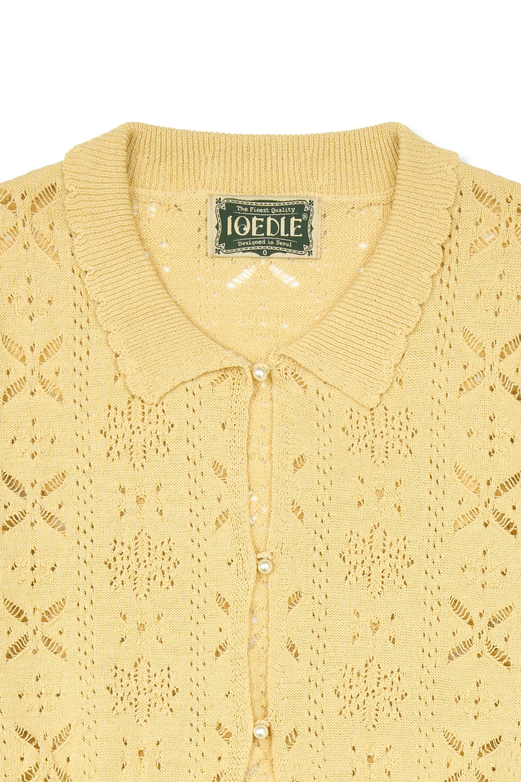 Ioedle - Flower Bomb Knit Cardigan (Yellow) product image 5 | TRAB K-Fashion Australia