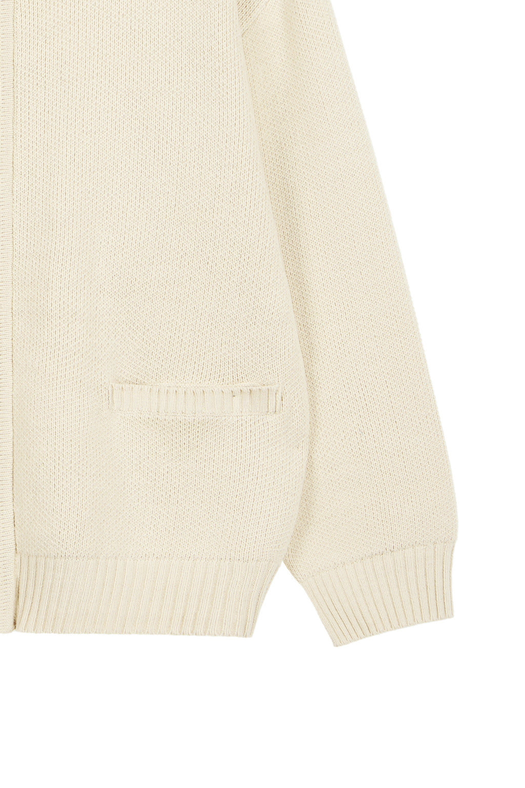 Deinet - D Jacquard Long Knit Zip-Up (Beige) product image 20 | TRAB K-Fashion Australia