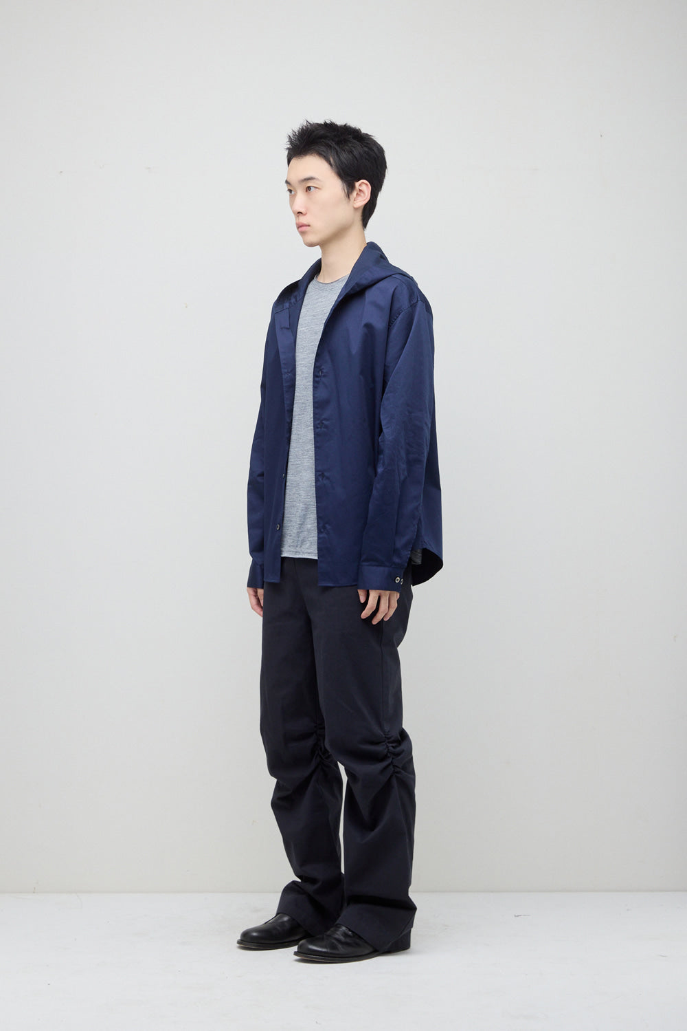 Hatchingroom - Hooded Shirt (Dark Blue) product image 4 | TRAB K-Fashion Australia