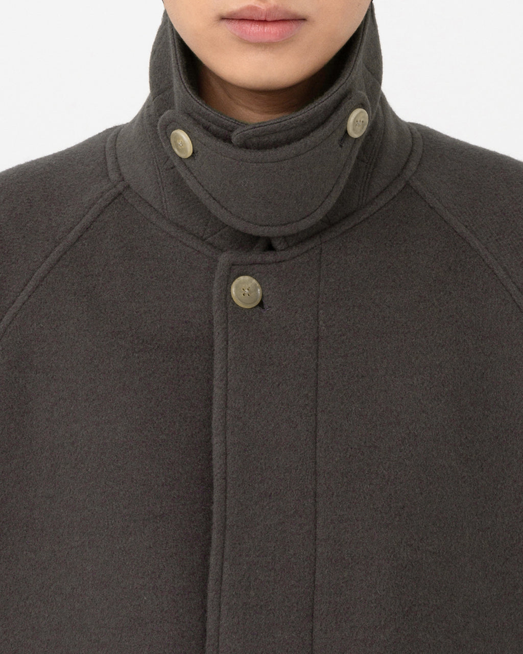 Brownyard - Belted Coat (Brown Grey) product image 4 | TRAB K-Fashion Australia