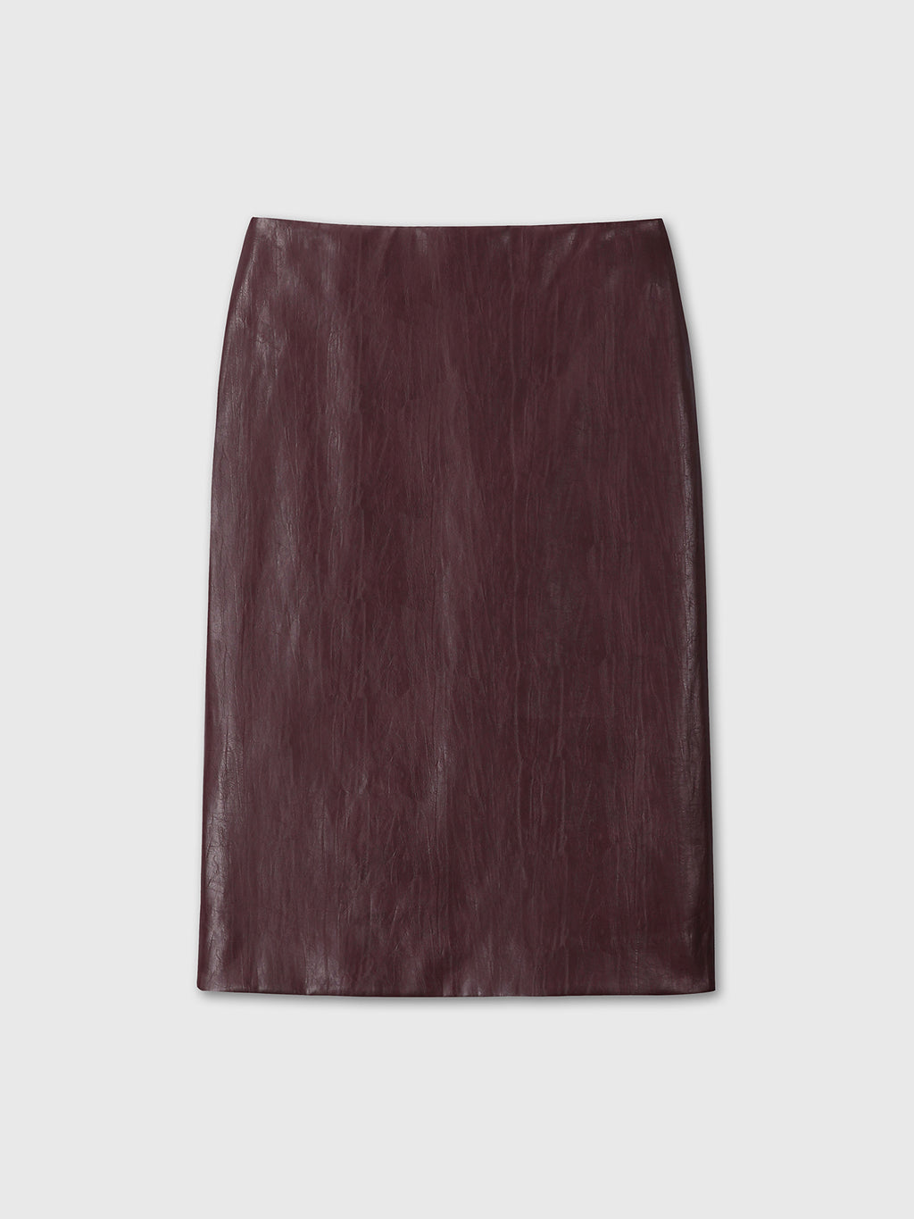 Tonywack - Faux Leather Midi Skirt (Dark Burgundy) product image 9 | TRAB K-Fashion Australia