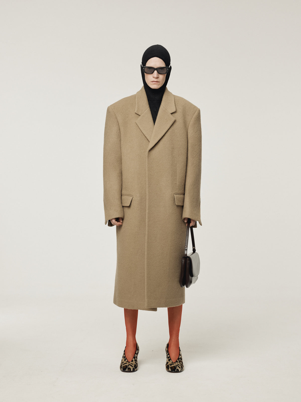 Recto - Hairy Wool Single Coat (Light Khaki) product image 2 | TRAB K-Fashion Australia