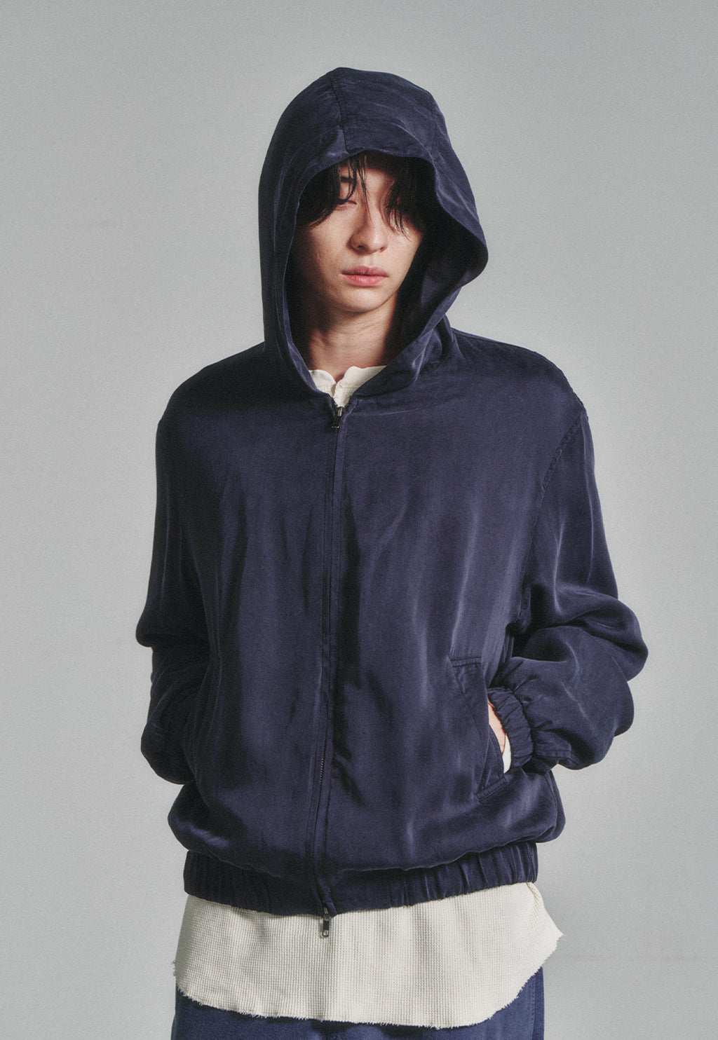 Art if acts - Cupra Hoodie Zip-up (Deep Navy) product image 6 | TRAB K-Fashion Australia