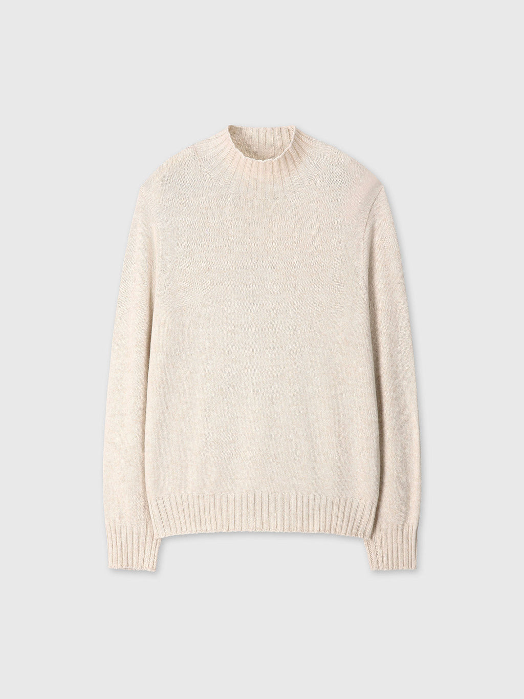 Tonywack - Wool Blend Oversiezed Turtleneck (Ecru/Beige) product image 9 | TRAB K-Fashion Australia