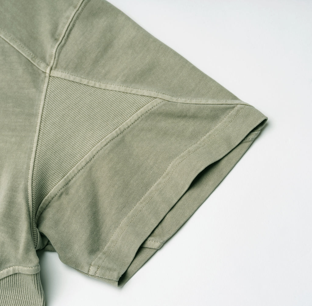 San San Gear - Rib T-Shirt (Mud Khaki) product image 7 | TRAB K-Fashion Australia