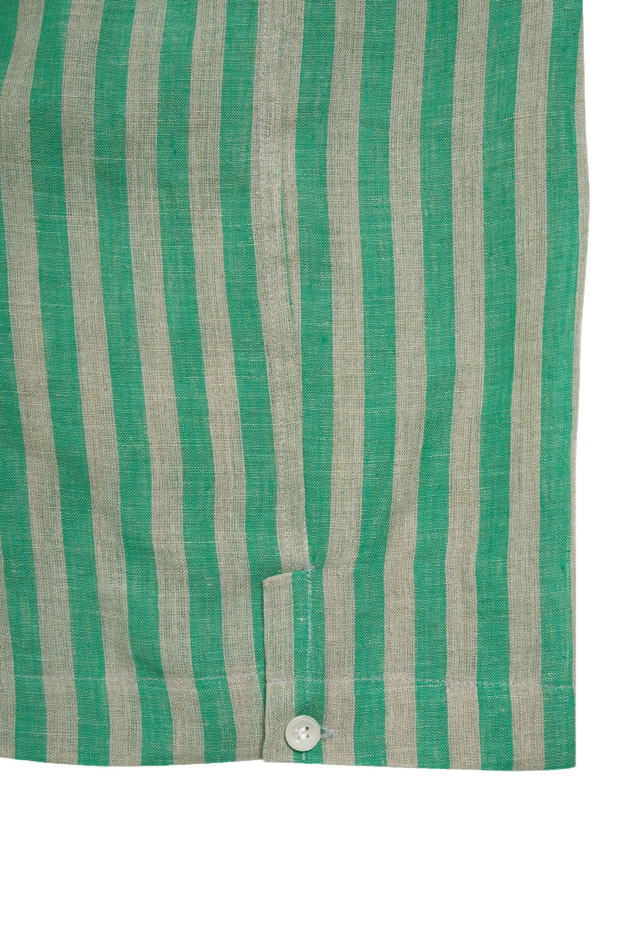 STU - Back Raglan Stripe Linen Shirt (Green) product image 17 | TRAB K-Fashion Australia