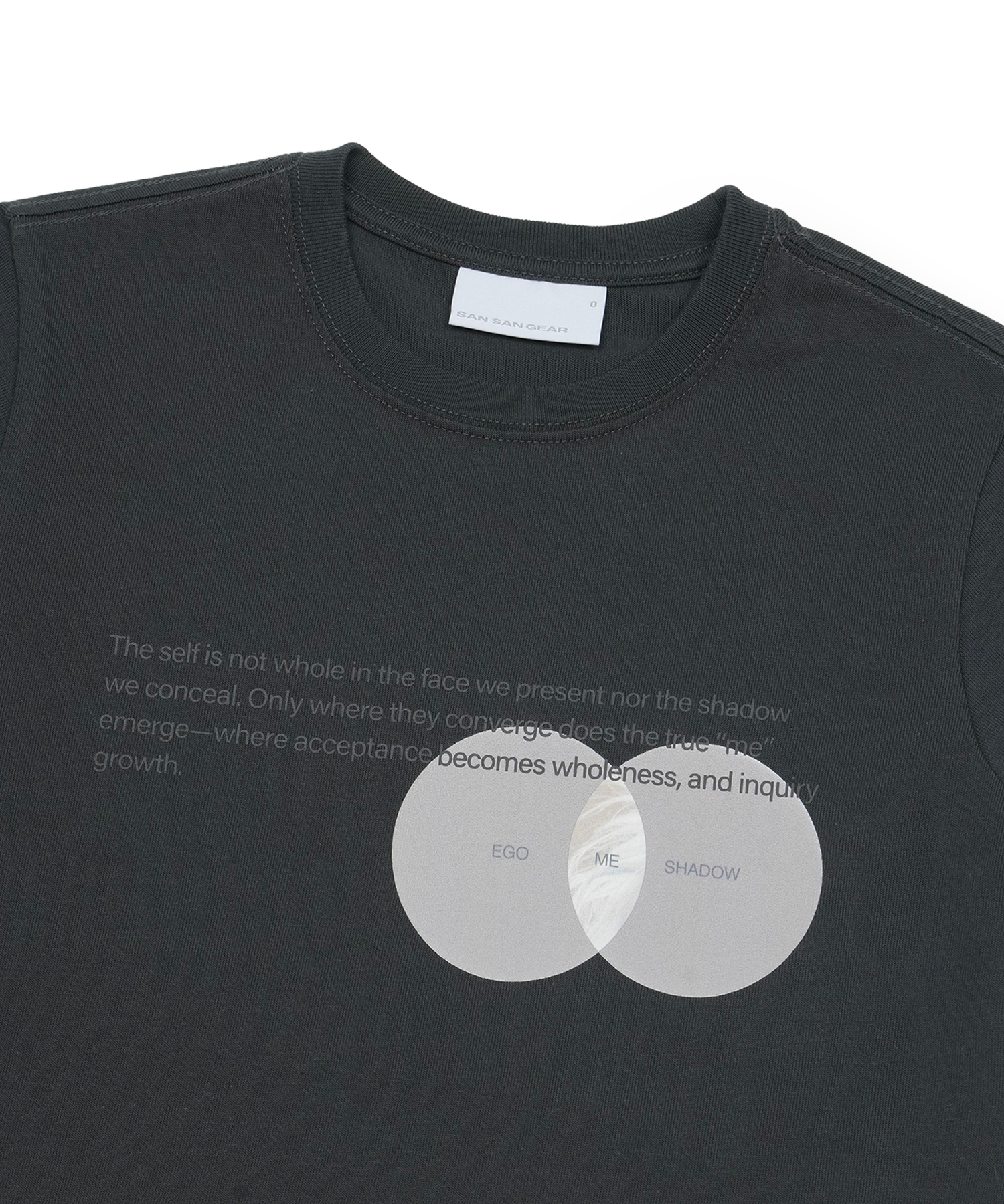San San Gear - Mind T-Shirt_0 (Charcoal) product image 3 | TRAB K-Fashion Australia