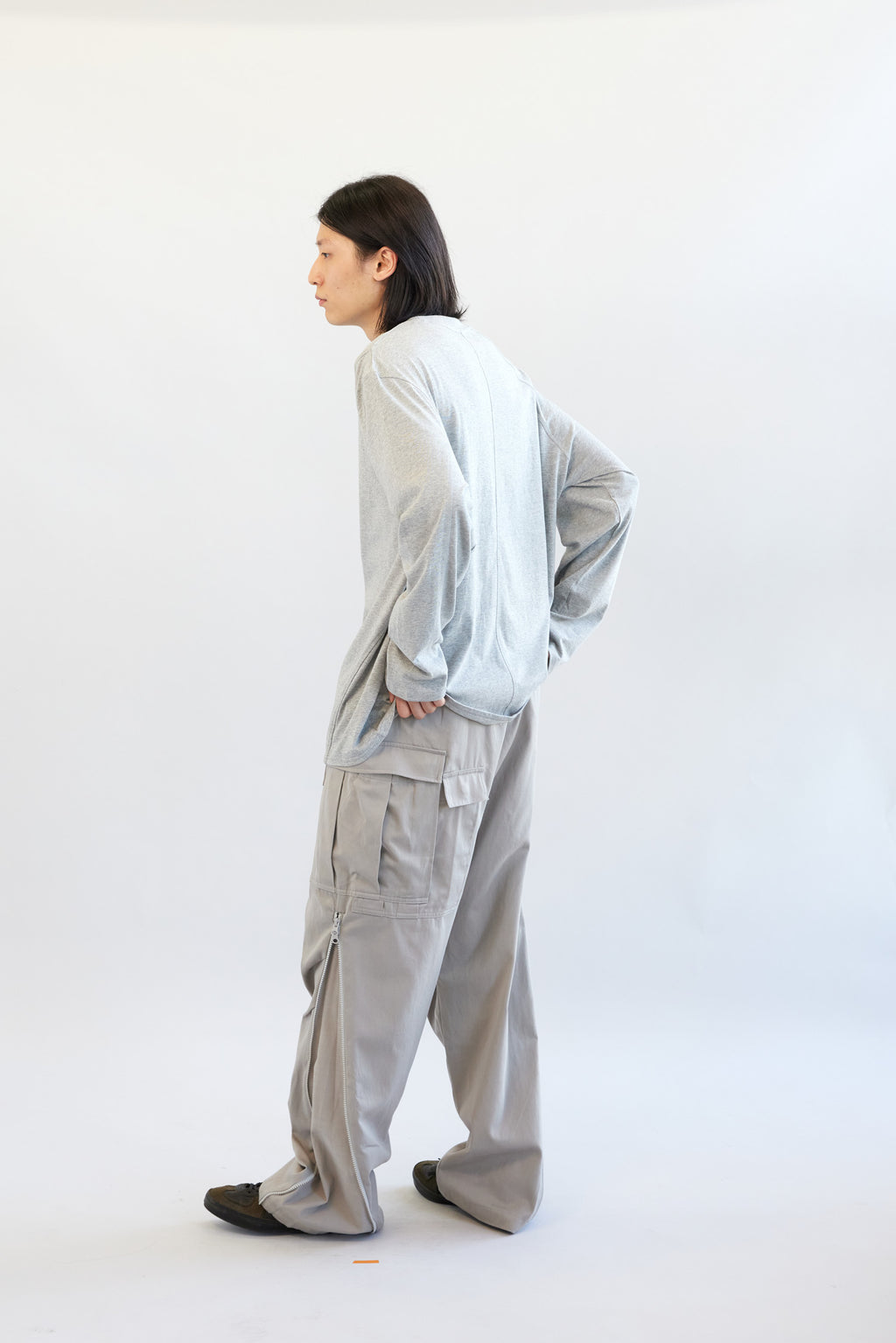Hatchingroom - 9P Pants (Greige) product image 9 | TRAB K-Fashion Australia