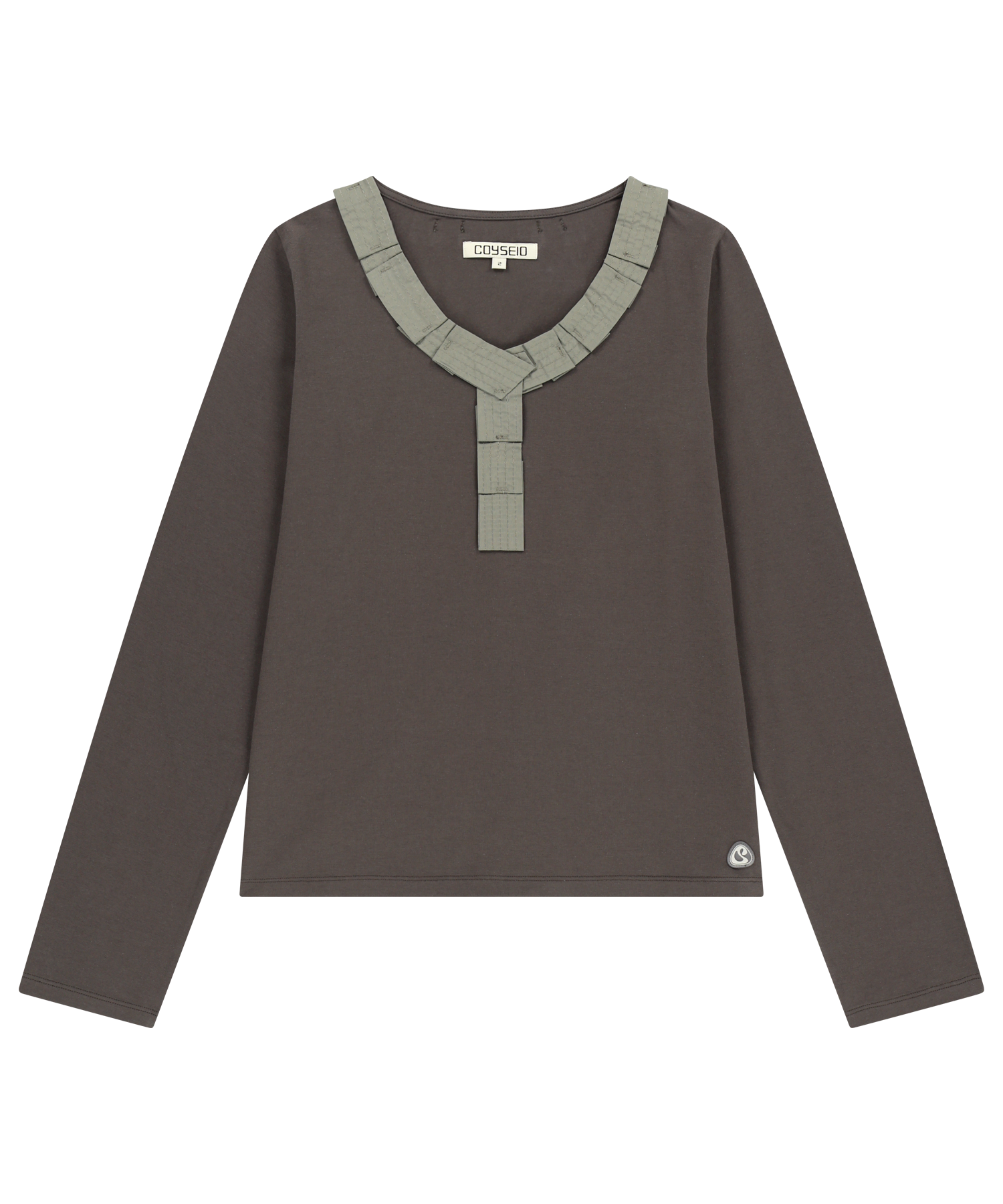 Coyseio - Strap Long Sleeve (Brown) product image 1 | TRAB K-Fashion Australia