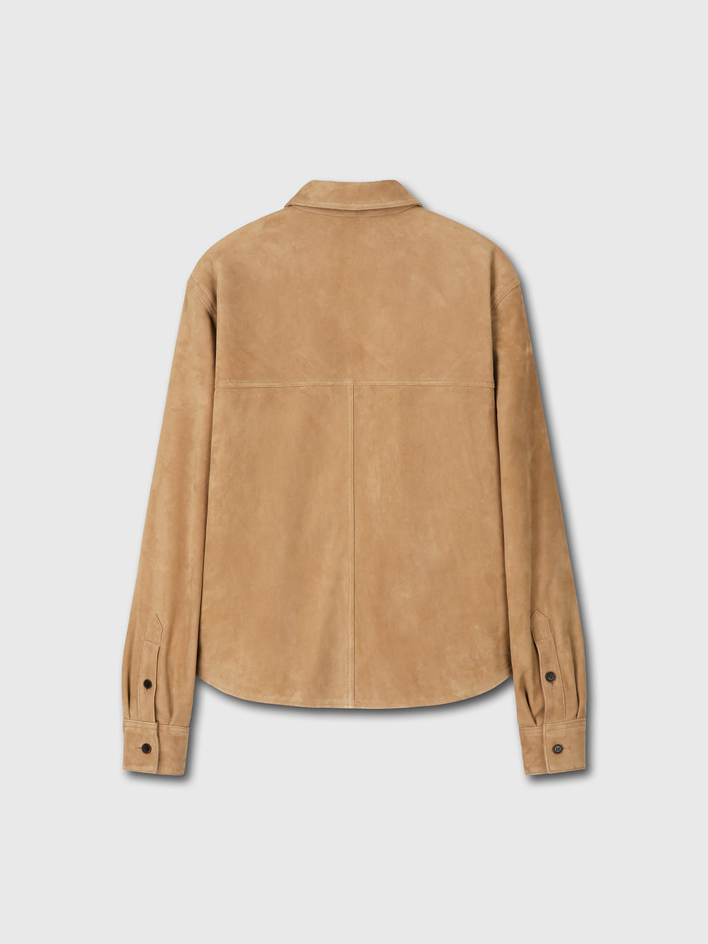 Tonywack - Suede Regular Fit Shirt (Light Beige) product image 9 | TRAB K-Fashion Australia