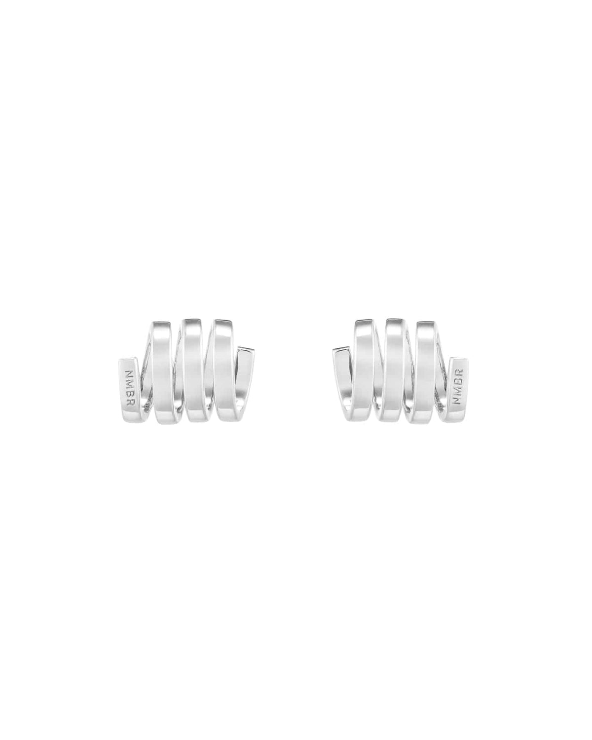 Numbering - Flat Coil Earrings #4105 product image 3 | TRAB K-Fashion Australia