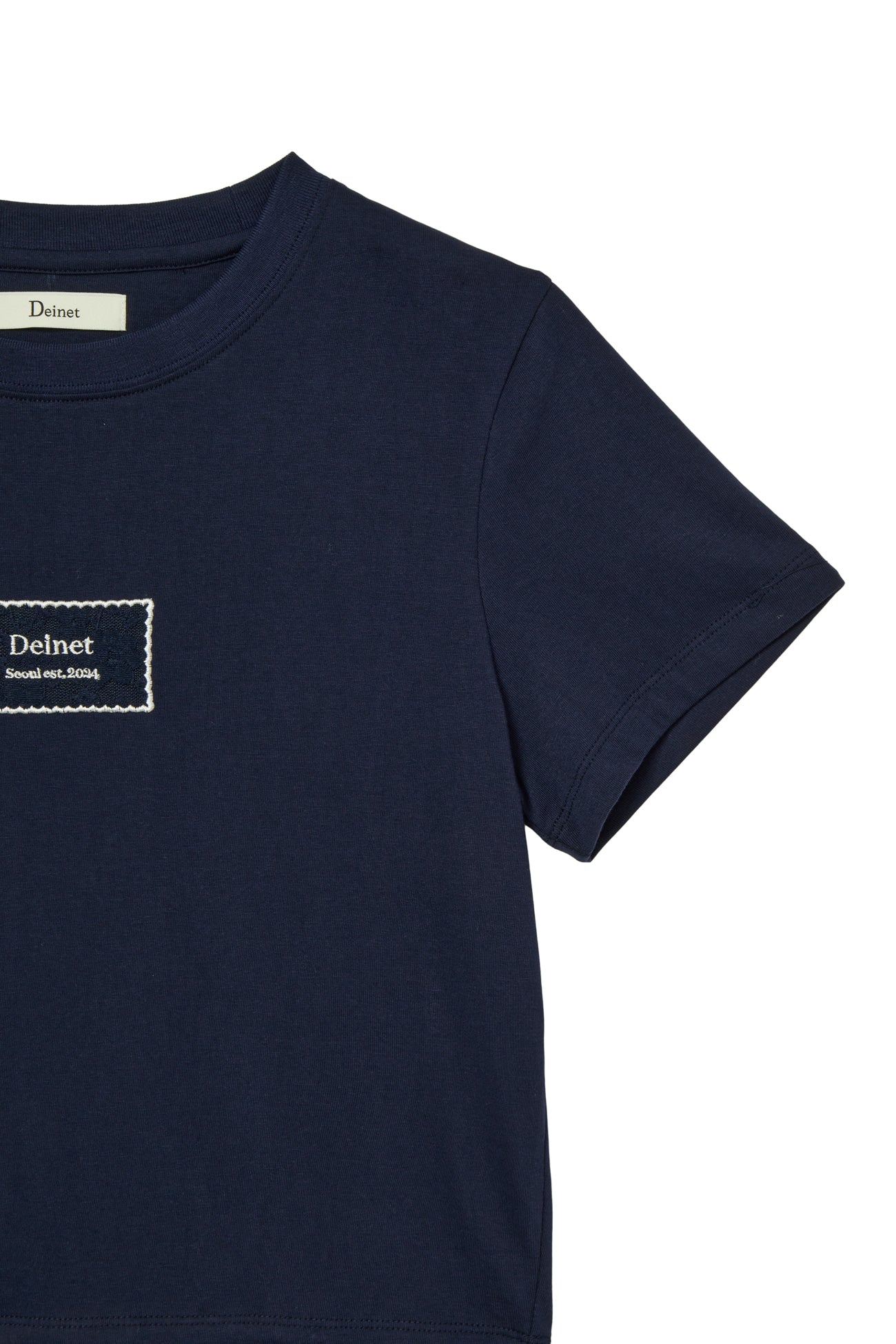 Deinet - Laced Patch T-Shirt (Navy) product image 11 | TRAB K-Fashion Australia