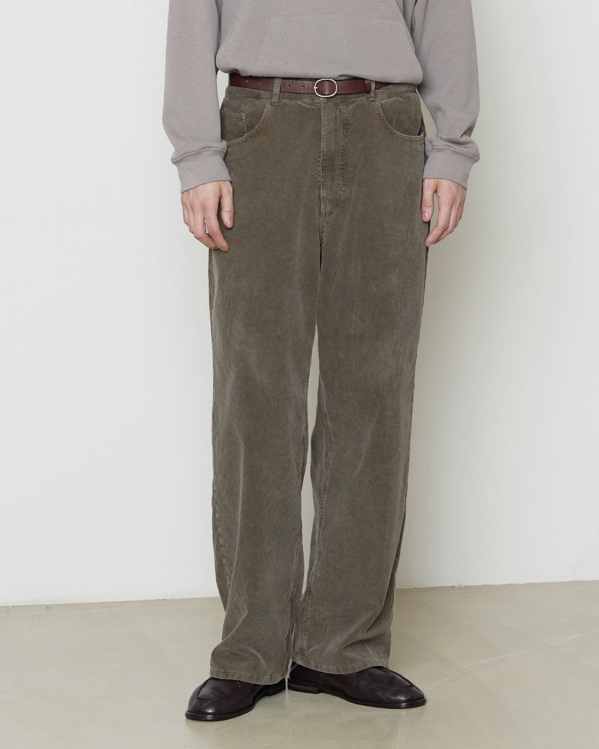Brownyard - Garment Dyed Corduroy Pants (Mocha) product image 1 | TRAB K-Fashion Australia