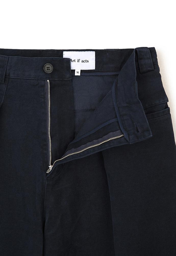 Art if acts - Pocket On Tuck Pants (Dark Navy) product image 8 | TRAB K-Fashion Australia