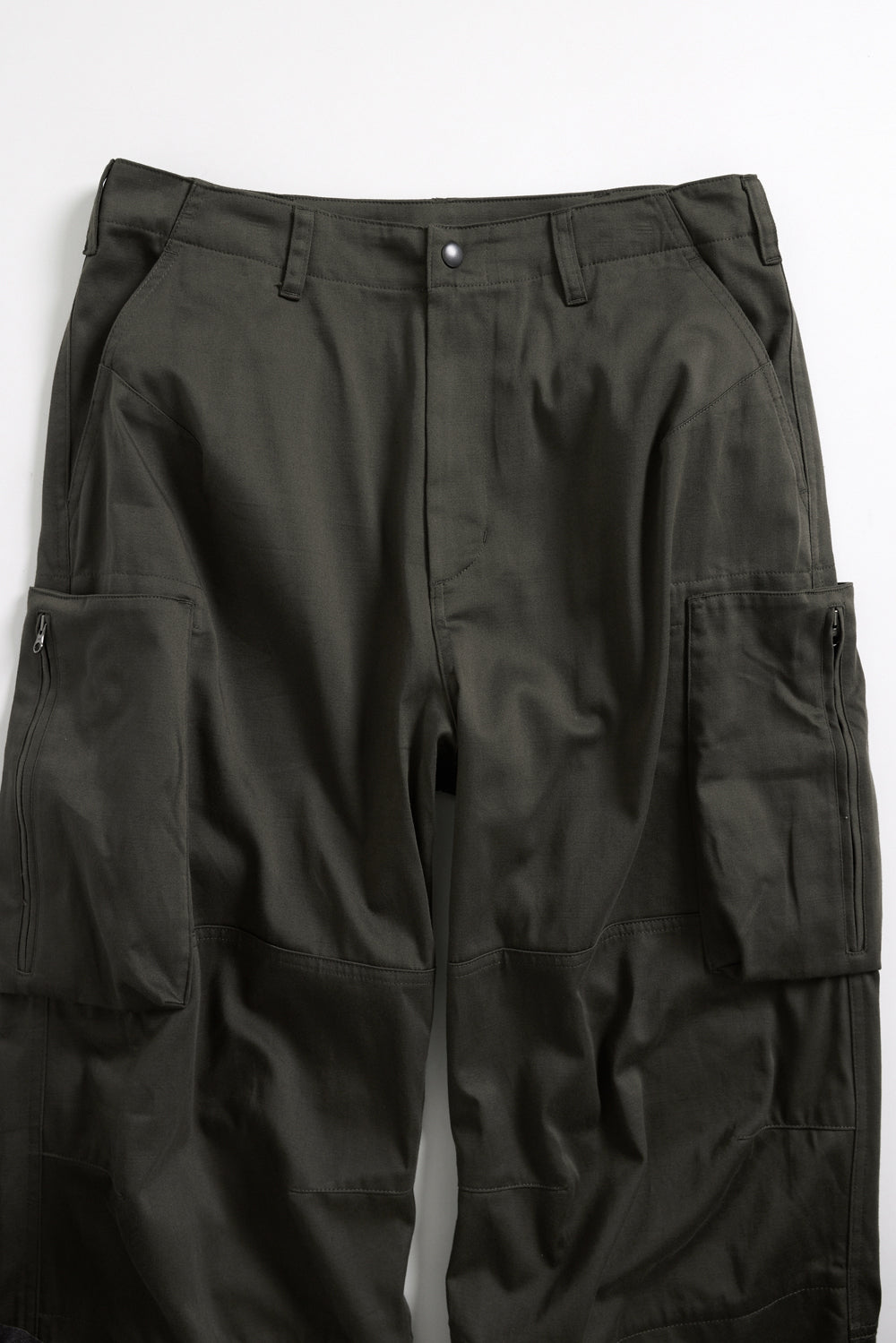 Hatchingroom - Zip Cargo Work Pants Dark (Khaki) product image 4 | TRAB K-Fashion Australia