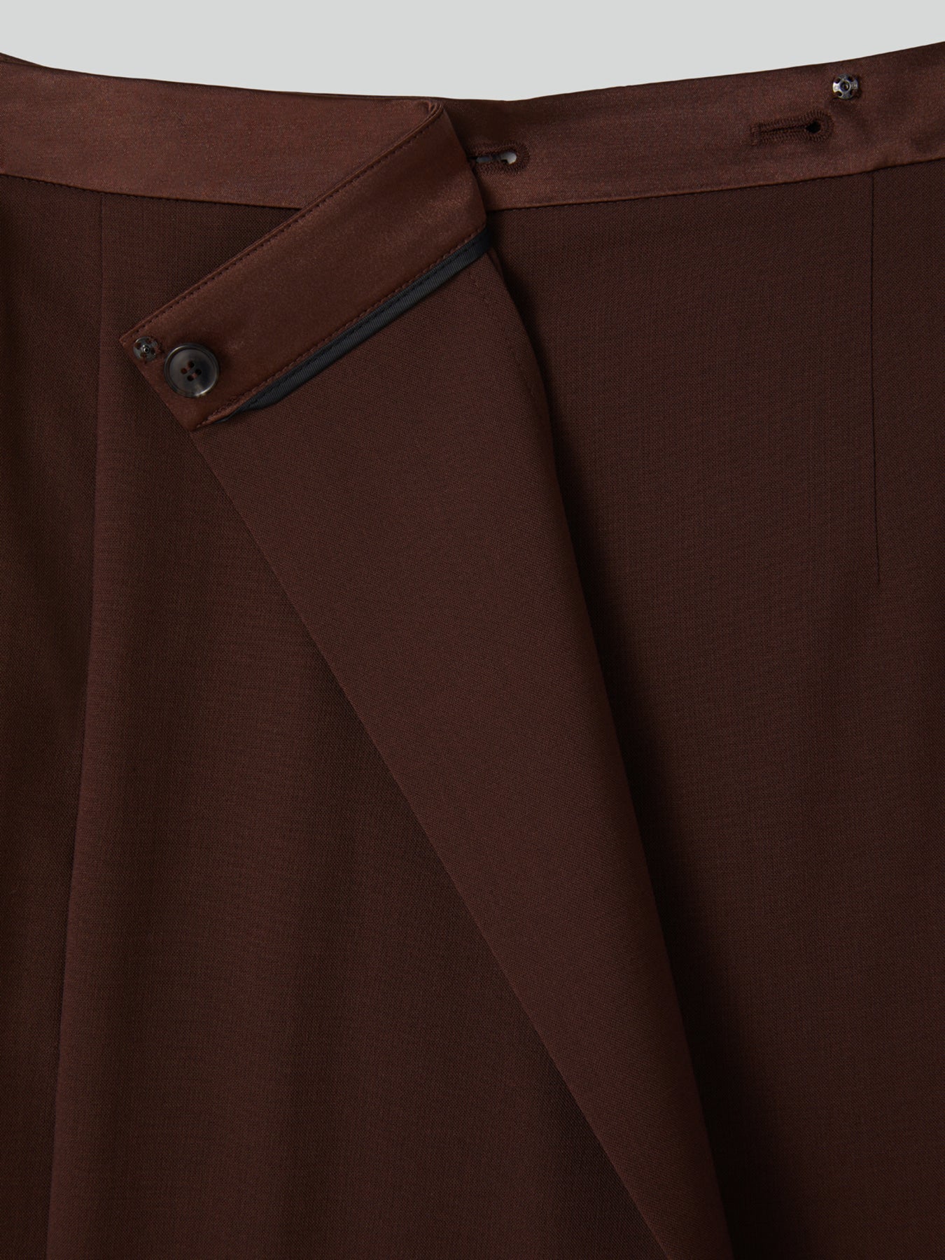 Recto - Pleated Wrap Skirt (Vintage Brown) product image 13 | TRAB K-Fashion Australia
