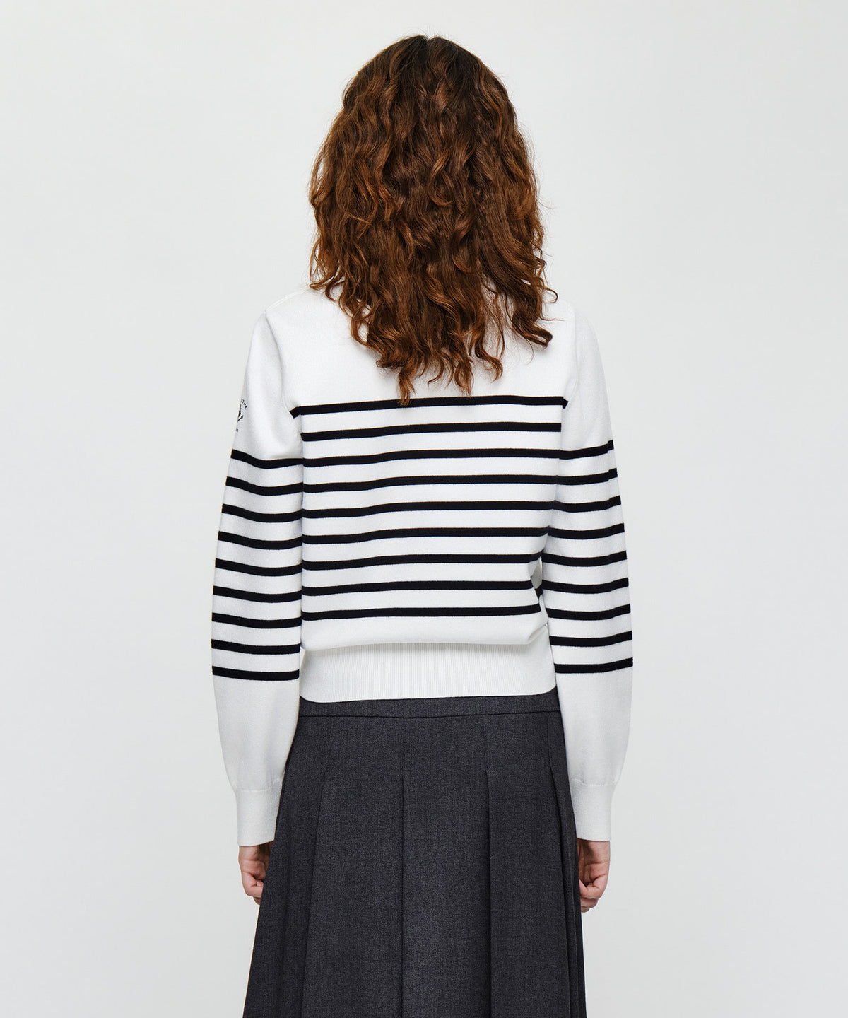 Marithe & Francois Girbaud - Marine Button Point Knit Pullover (Ivory) product image 3 | TRAB K-Fashion Australia