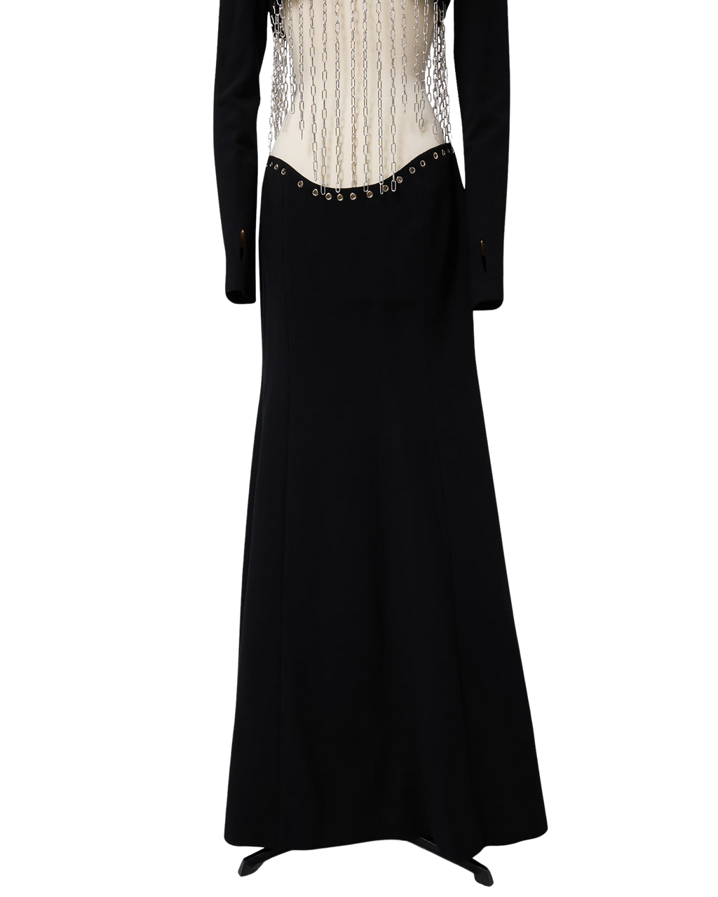 Kimhe Kim - Chain Embellished Waistless Maxi Dress (Black) product image 9 | TRAB K-Fashion Australia
