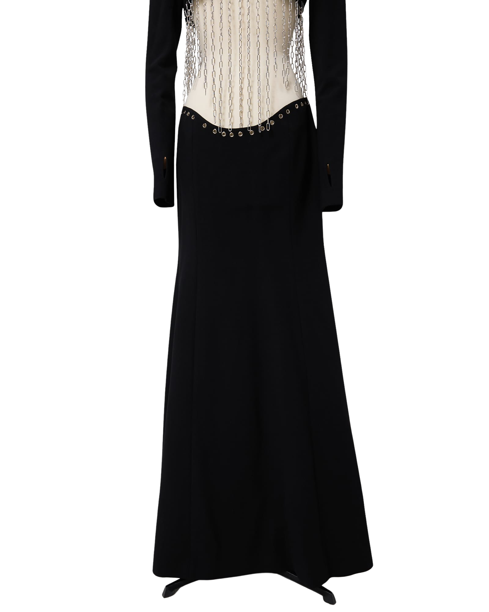 Kimhe Kim - Chain Embellished Waistless Maxi Dress (Black) product image 9 | TRAB K-Fashion Australia