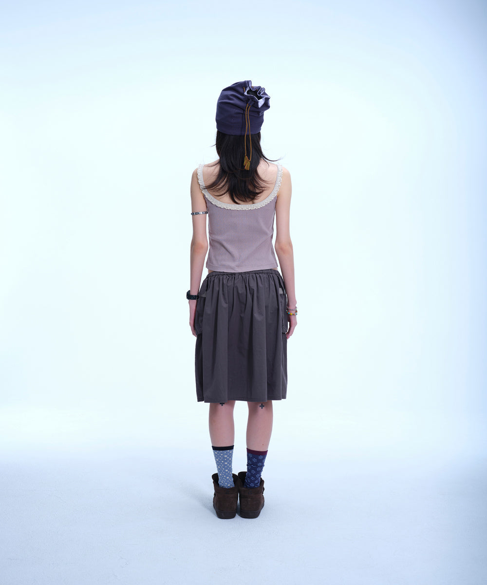 Coyseio - Vintage Puppy Lace Sleeveless (Light Purple) product image 10 | TRAB K-Fashion Australia