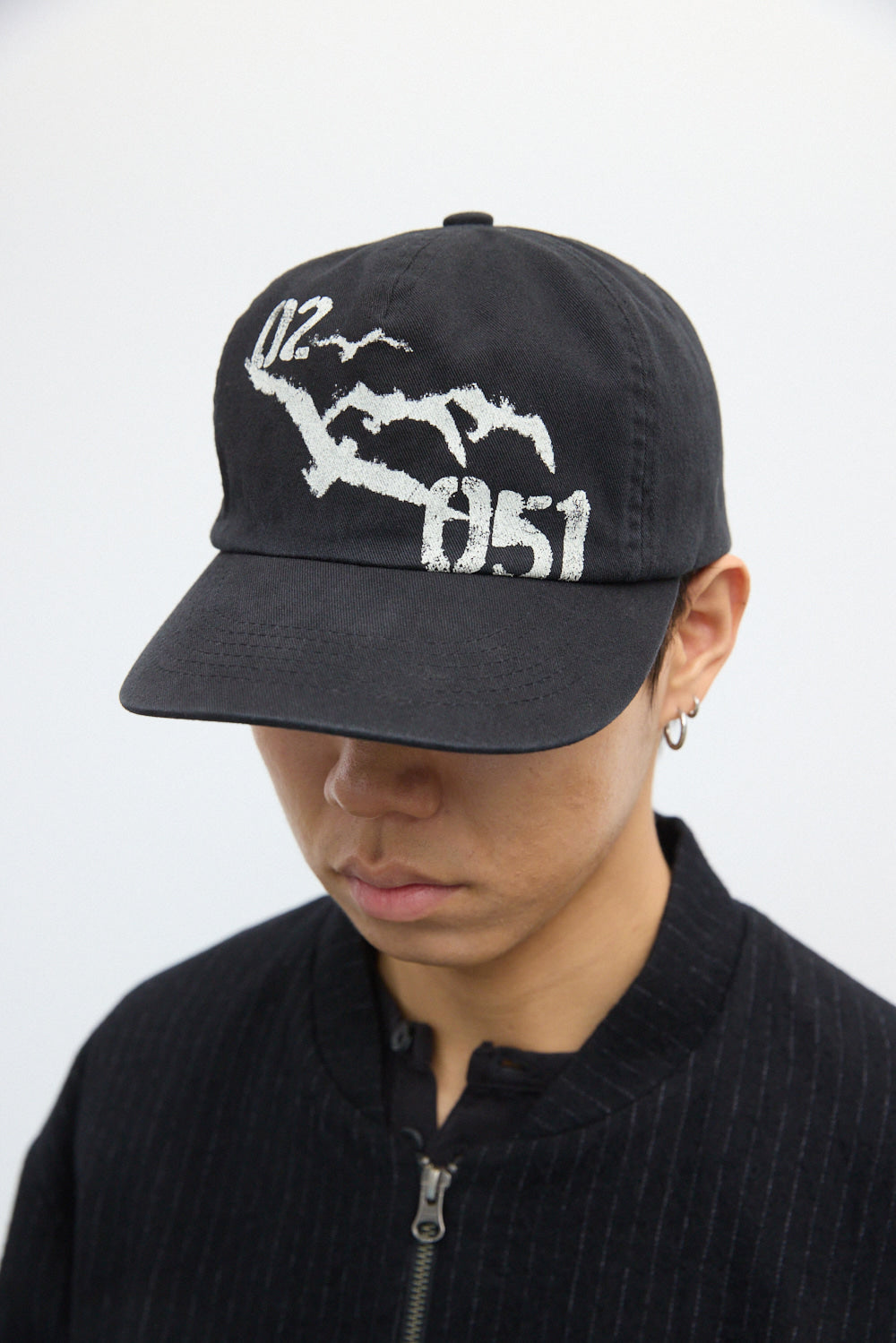 Hatchingroom - Seagull Stencil Cap Washed (Black) product image 6 | TRAB K-Fashion Australia