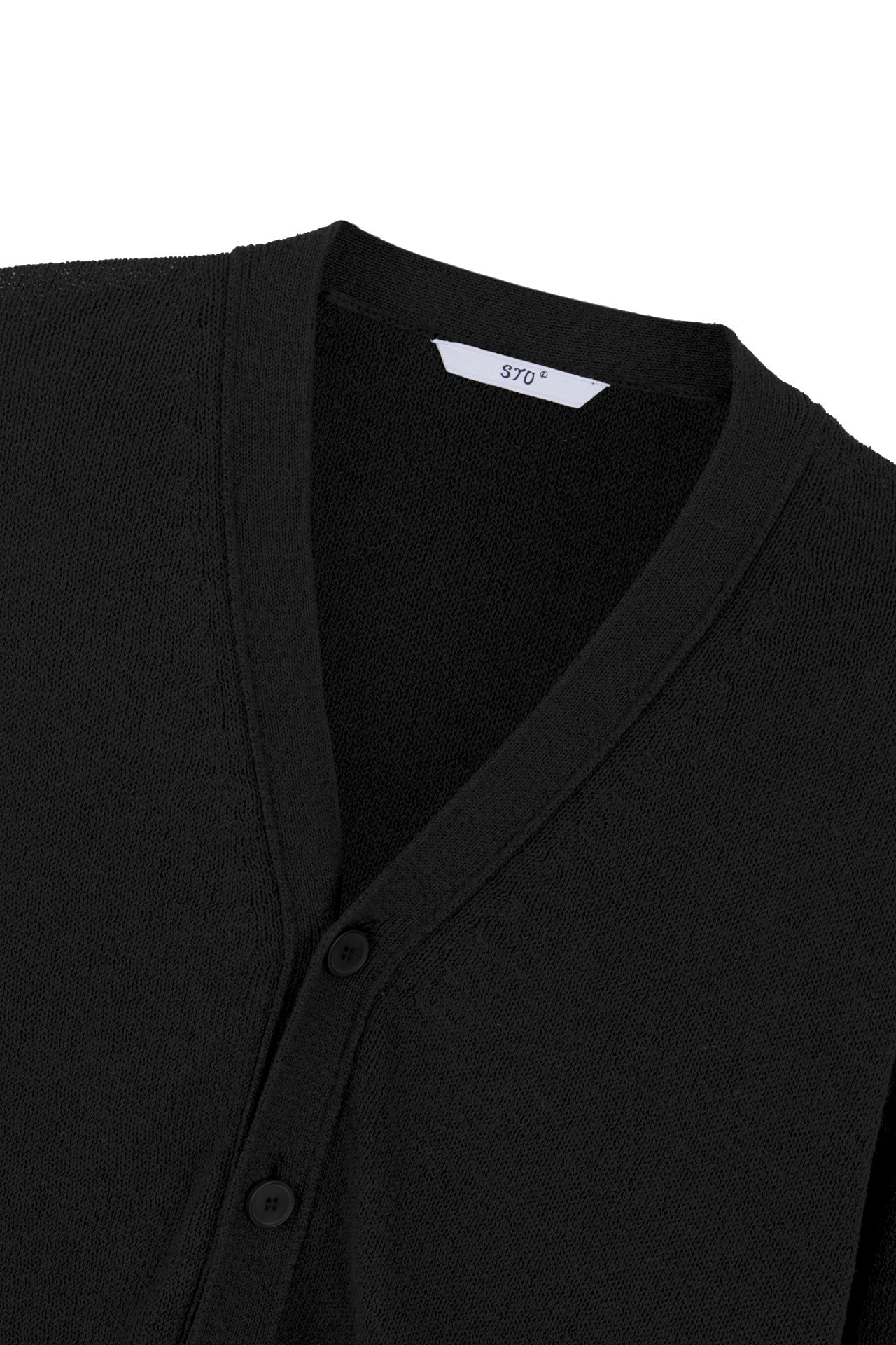 Stu - V- Neck Light Cardigan (Black) product image 19 | TRAB K-Fashion Australia