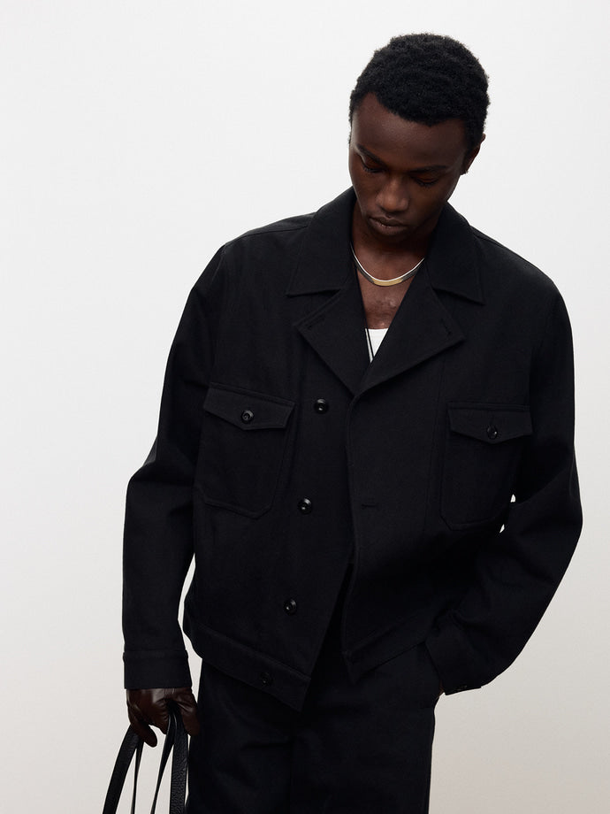 Tonywack - French Work Blouson Jacket (Black) product image 6 | TRAB K-Fashion Australia
