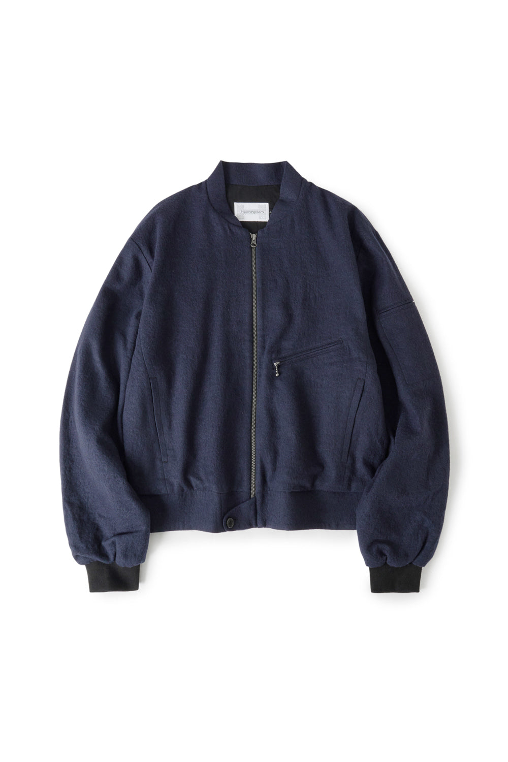 Hatchingroom - Hairy Bomber Jacket Dark (Navy) product image 1 | TRAB K-Fashion Australia