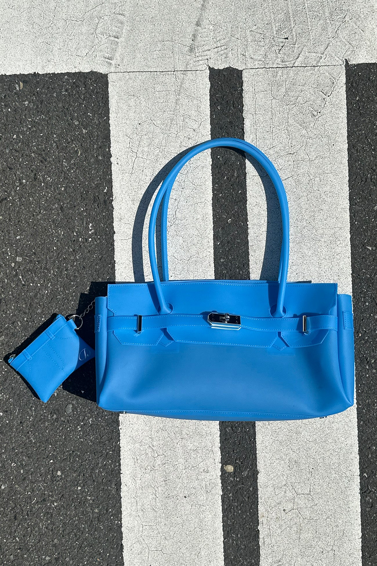Deinet - [free Card Wallet] Jelly Two-Way Bag (Blue) product image 6 | TRAB K-Fashion Australia