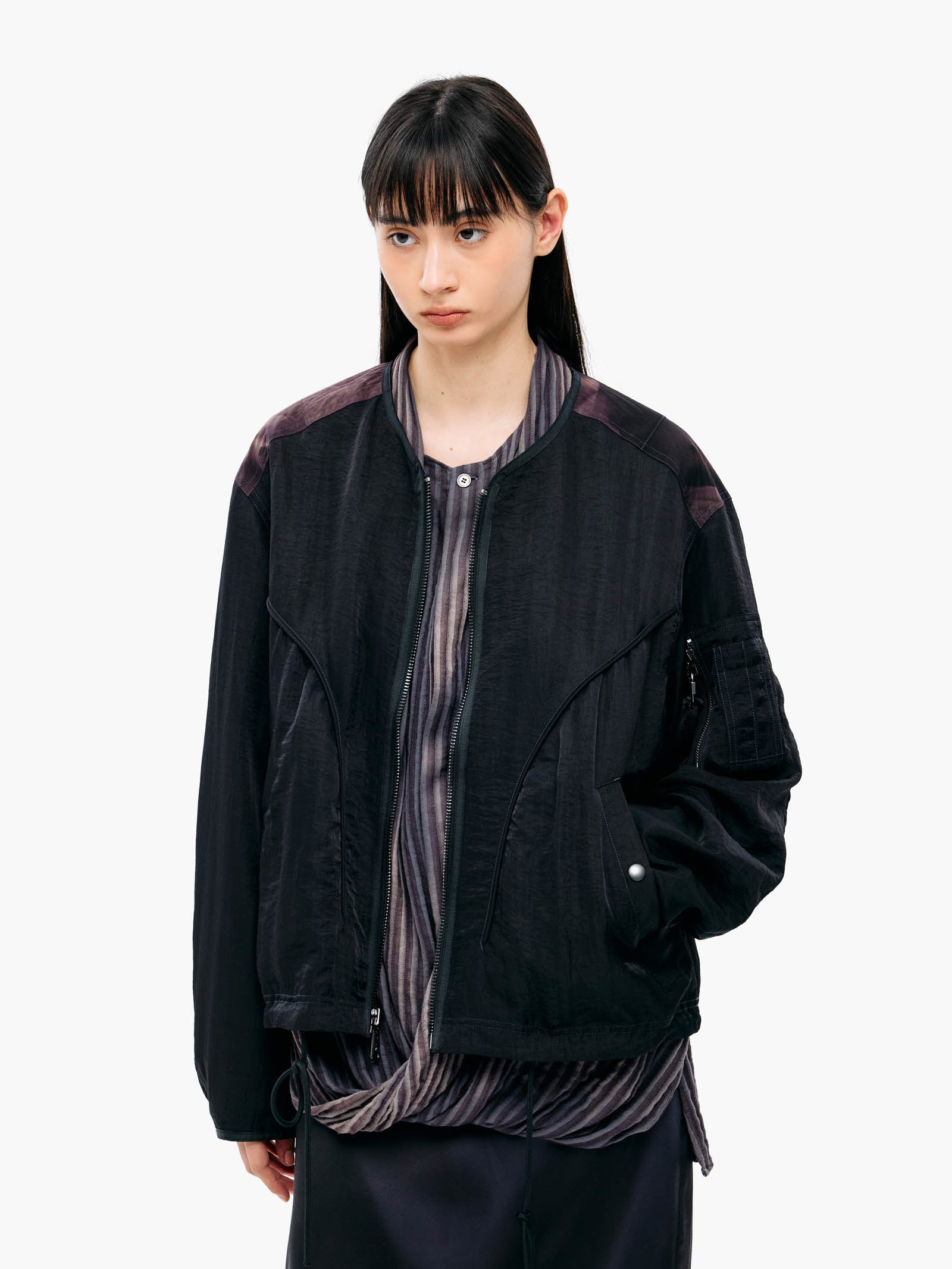 Jiyong Kim - Sun-Bleached Liner Jacket (Black) product image 5 | TRAB K-Fashion Australia
