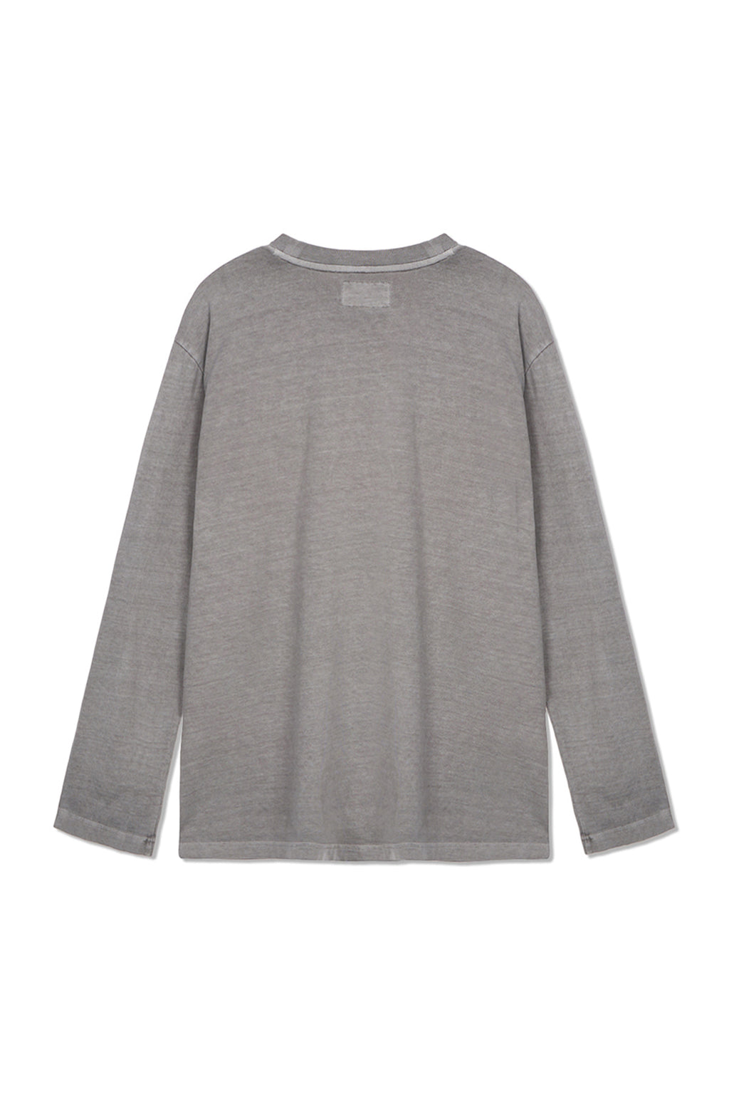Matin Kim - Matin Lny 26 Pigment Long Sleeve Top (Light Grey) product image 2 | TRAB K-Fashion Australia
