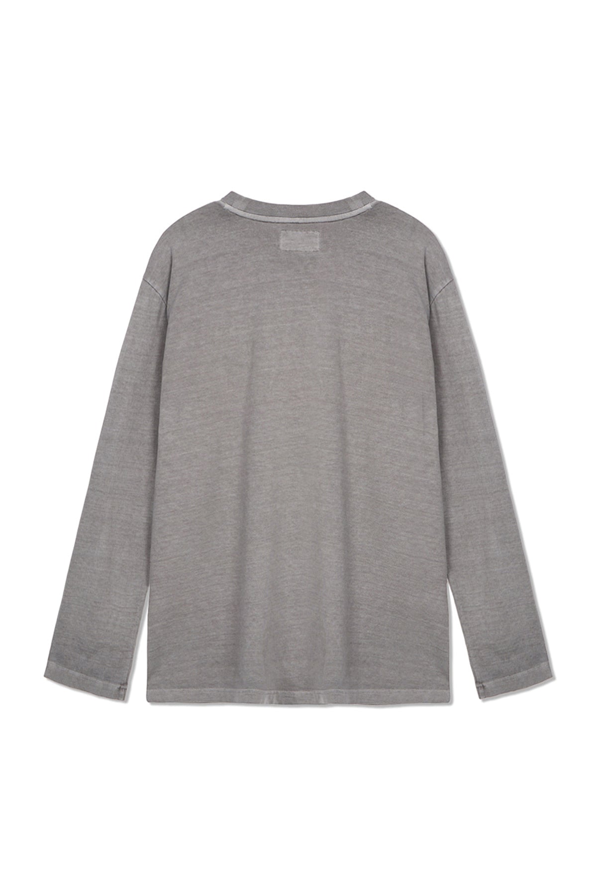 Matin Kim - Matin Lny 26 Pigment Long Sleeve Top (Light Grey) product image 2 | TRAB K-Fashion Australia