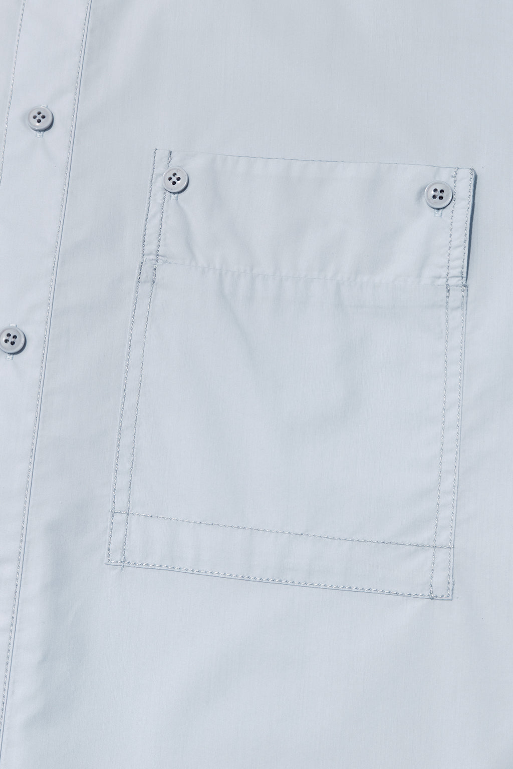 Matin Kim - Pocket Foldover Shirt (Light Blue) product image 4 | TRAB K-Fashion Australia