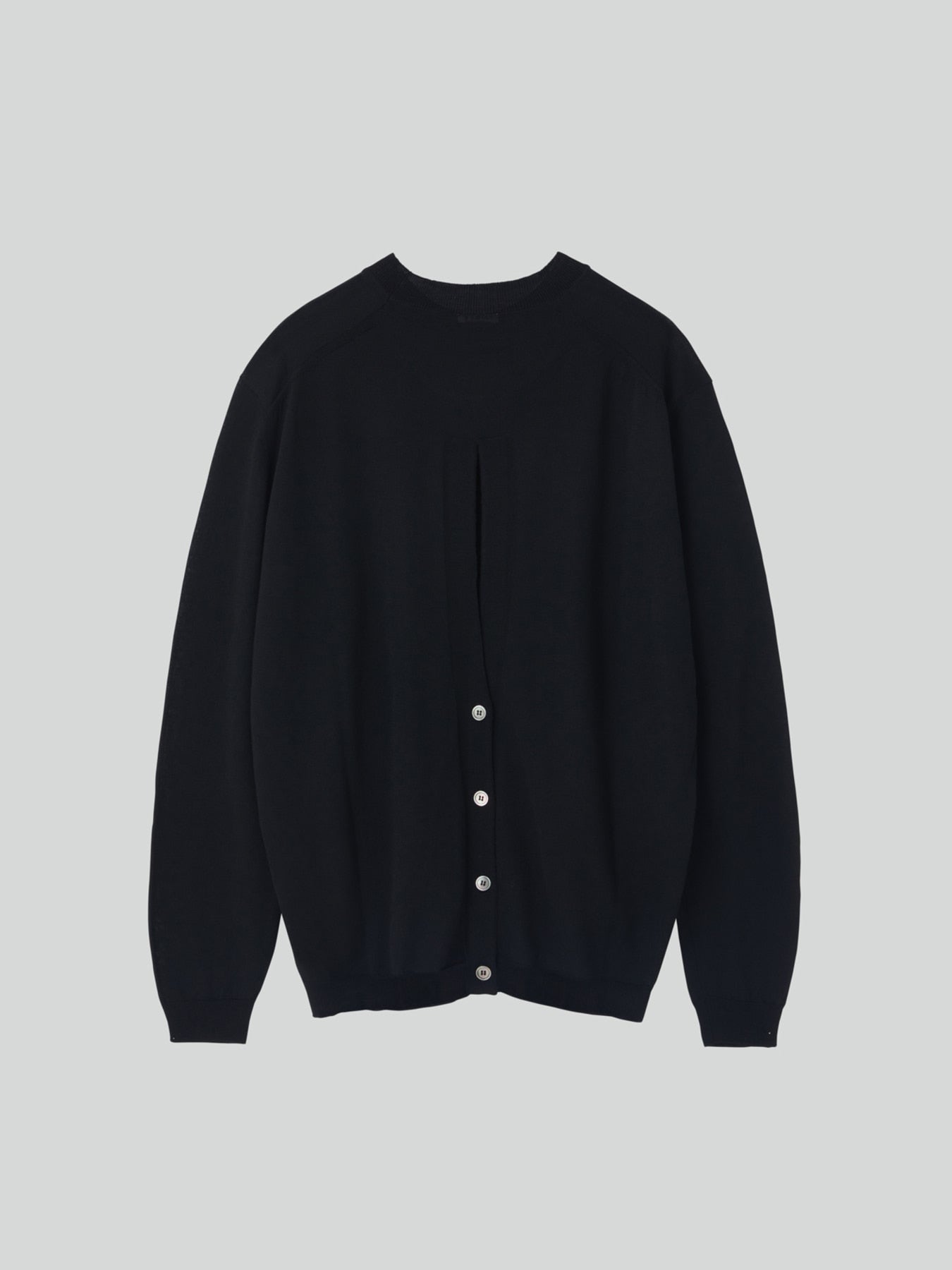 Recto - Back Open Detail Knit Top (Black) product image 10 | TRAB K-Fashion Australia