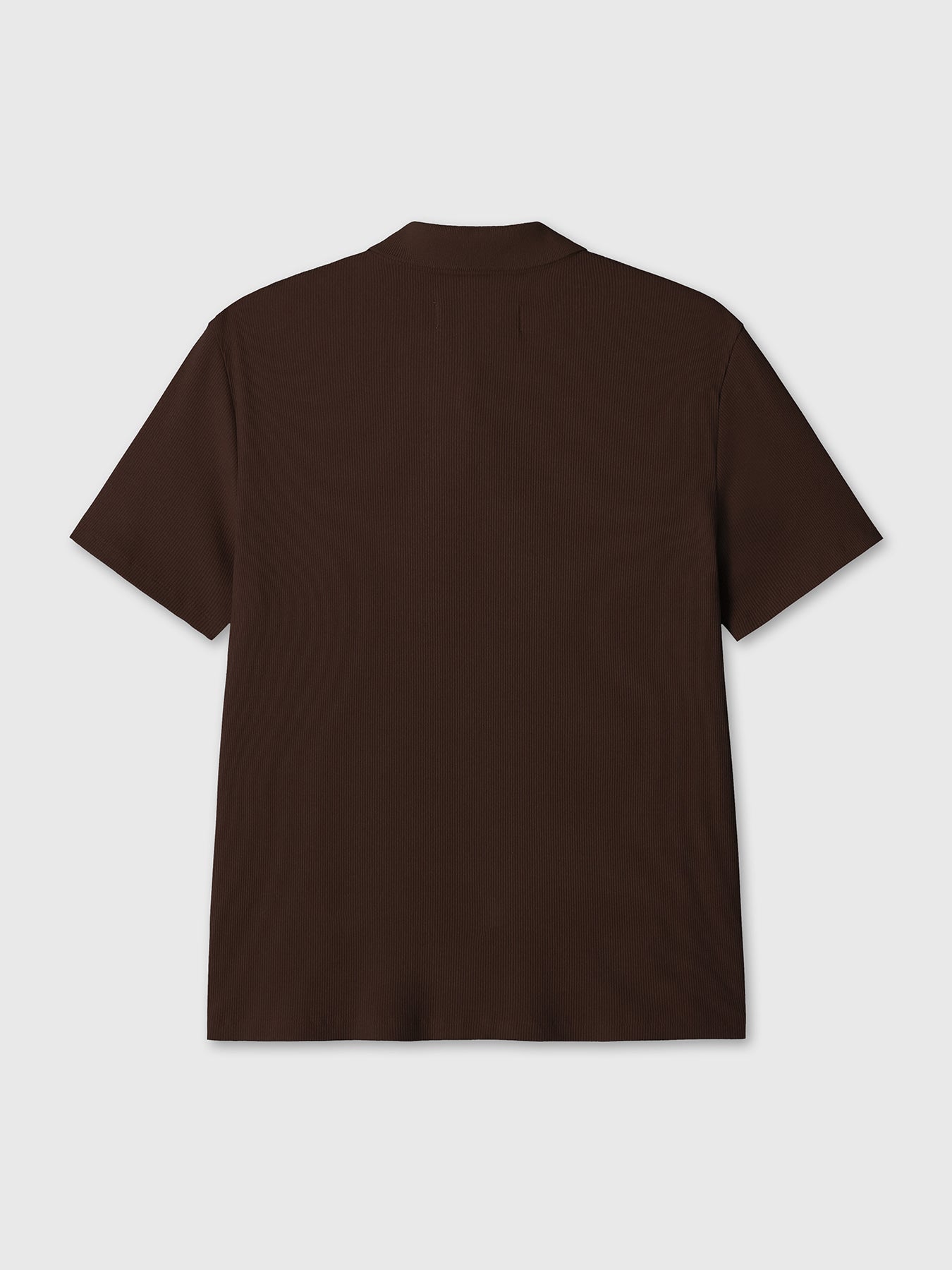 Tonywack - Soft Ribbed Polo Shirt (Brown) product image 10 | TRAB K-Fashion Australia