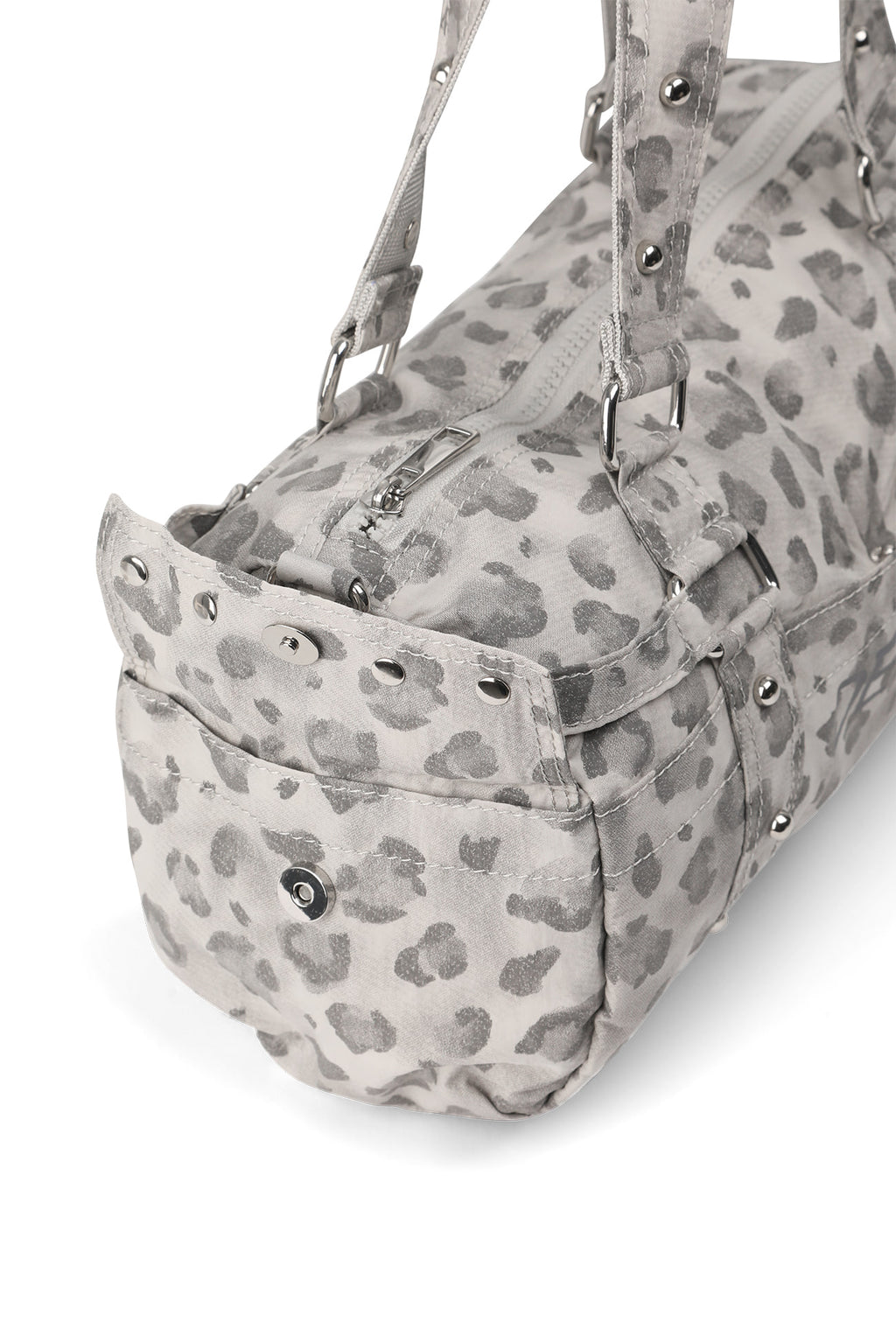 Deinet - Logo Leopard Duffle Mini Bag (Grey) product image 12 | TRAB K-Fashion Australia