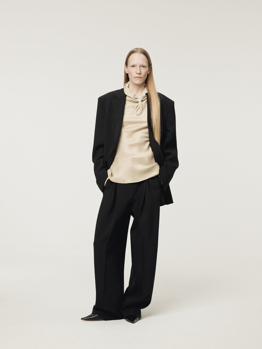 Recto - Double Pleated Wide Pants (Black) product image 5 | TRAB K-Fashion Australia