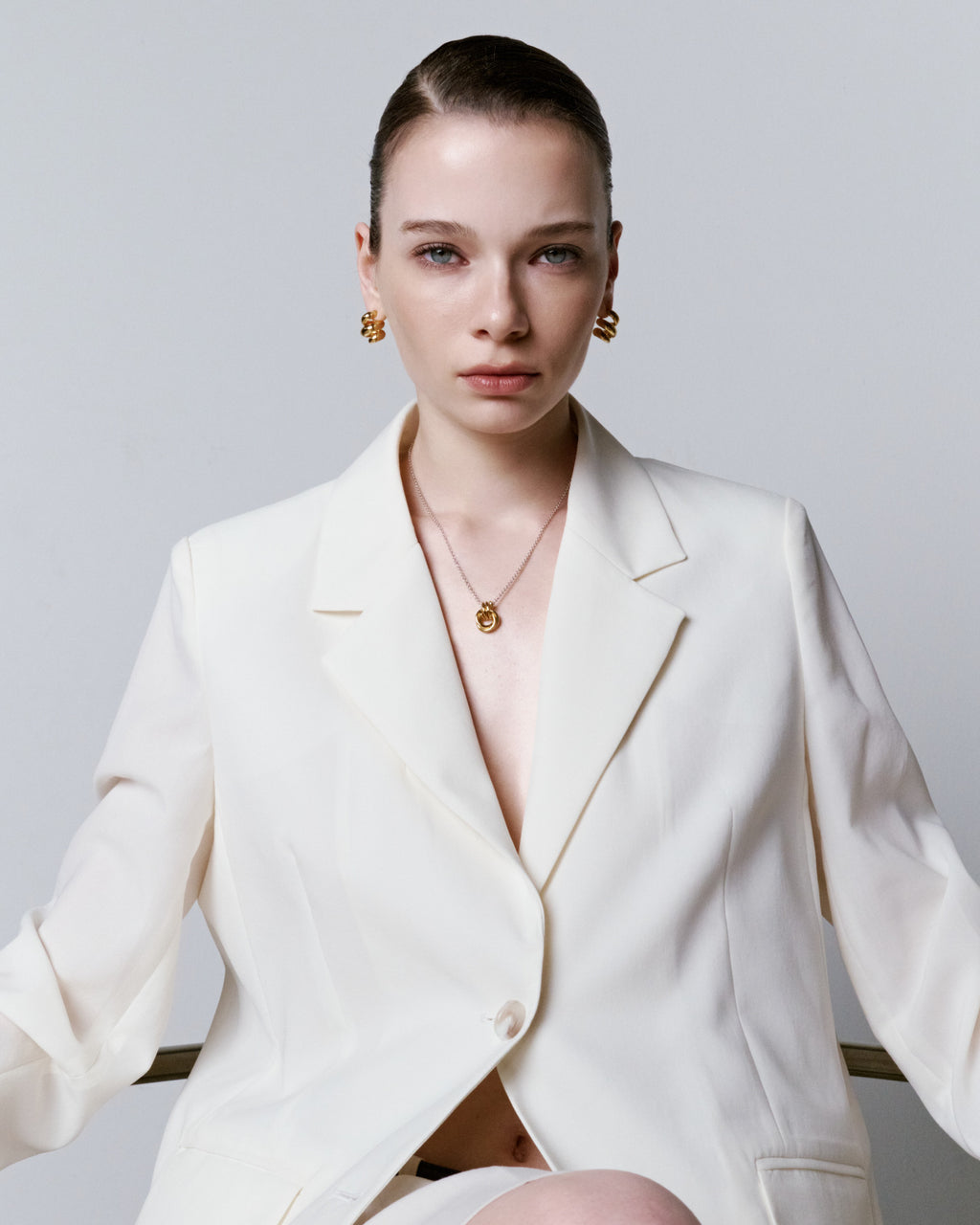 Numbering - Coil Spiral Earrings #6118 product image 4 | TRAB K-Fashion Australia