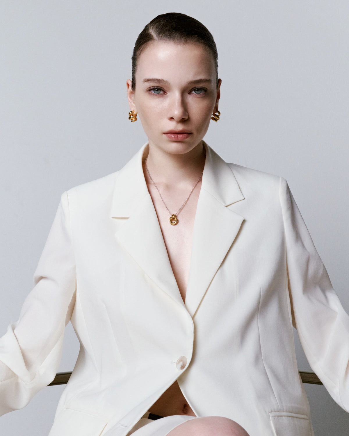 Numbering - Coil Spiral Earrings #6118 product image 4 | TRAB K-Fashion Australia