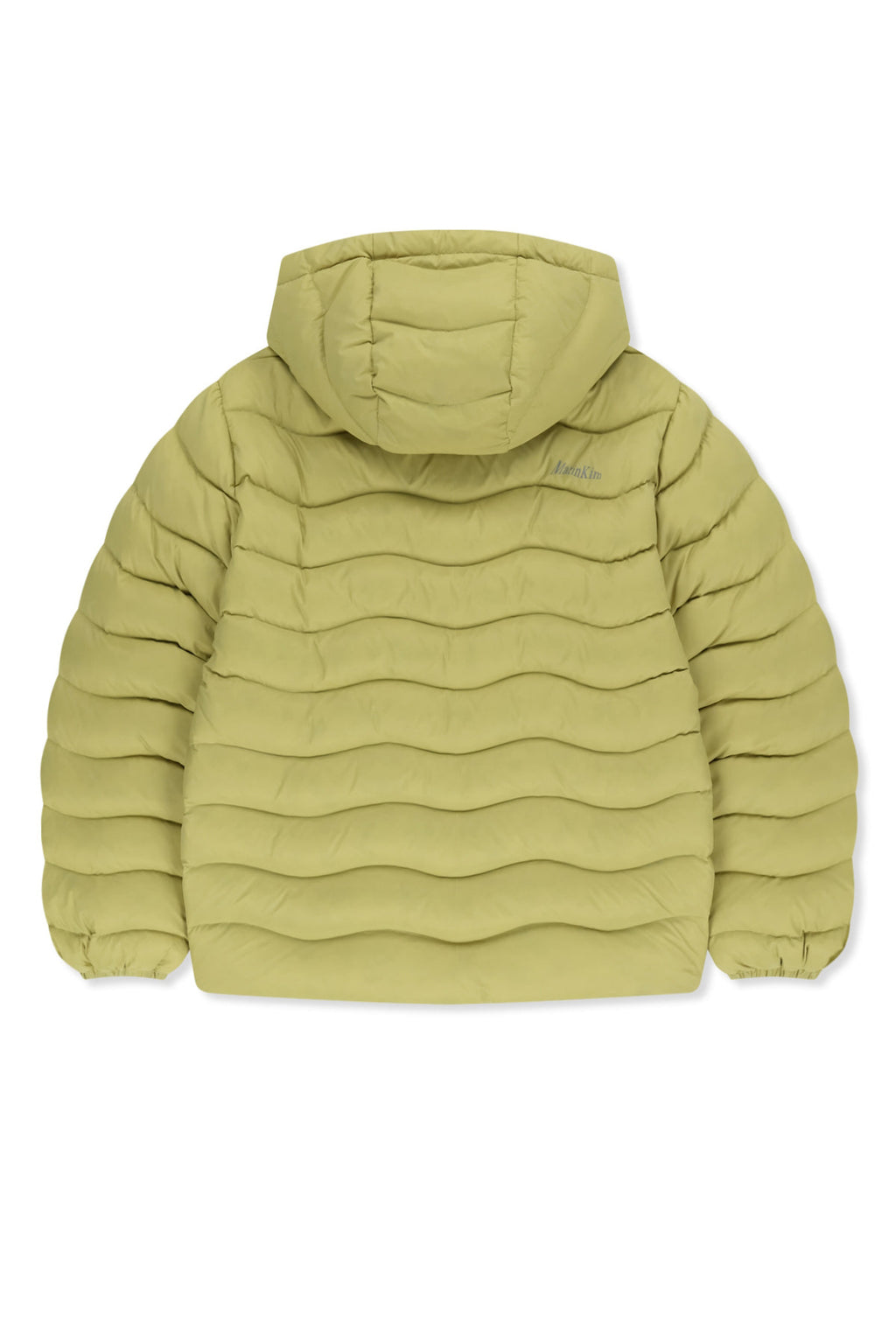 Matin Kim - Flowing Quilted Hoody Down Jumper (Lime) product image 2 | TRAB K-Fashion Australia