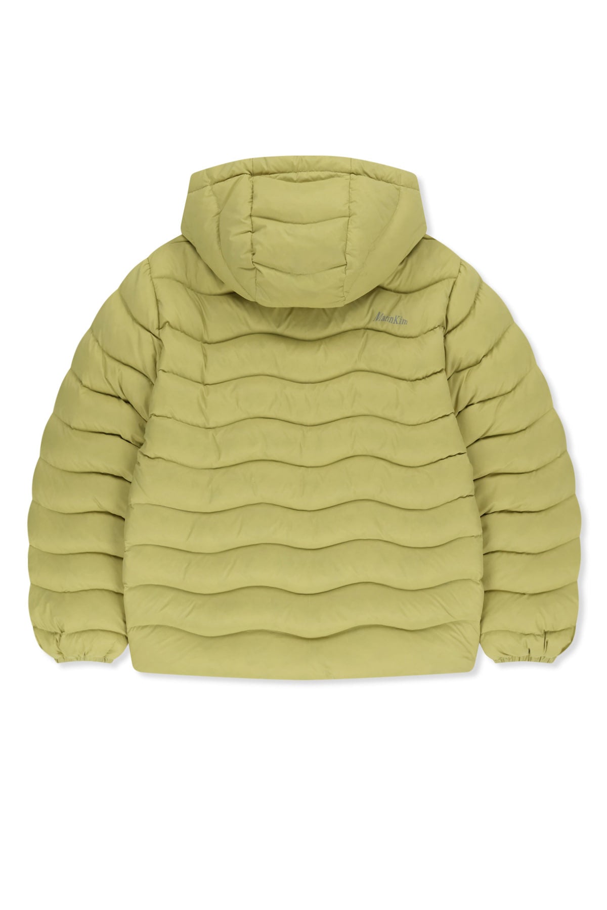 Matin Kim - Flowing Quilted Hoody Down Jumper (Lime) product image 2 | TRAB K-Fashion Australia