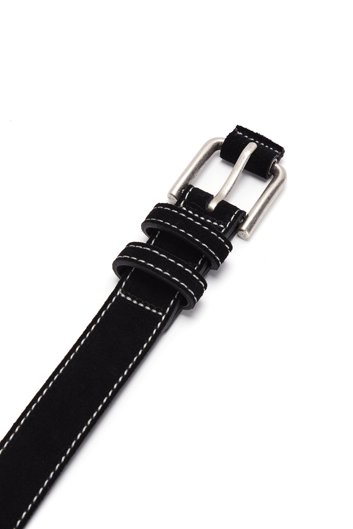 Matin Kim - Suede Leather Belt (Black) product image 4 | TRAB K-Fashion Australia