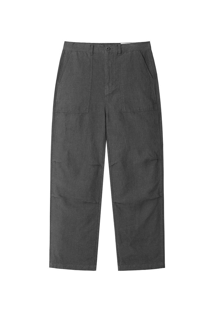 Art if acts - Linen Parachute Pants (Vintage Charcoal) product image 6 | TRAB K-Fashion Australia