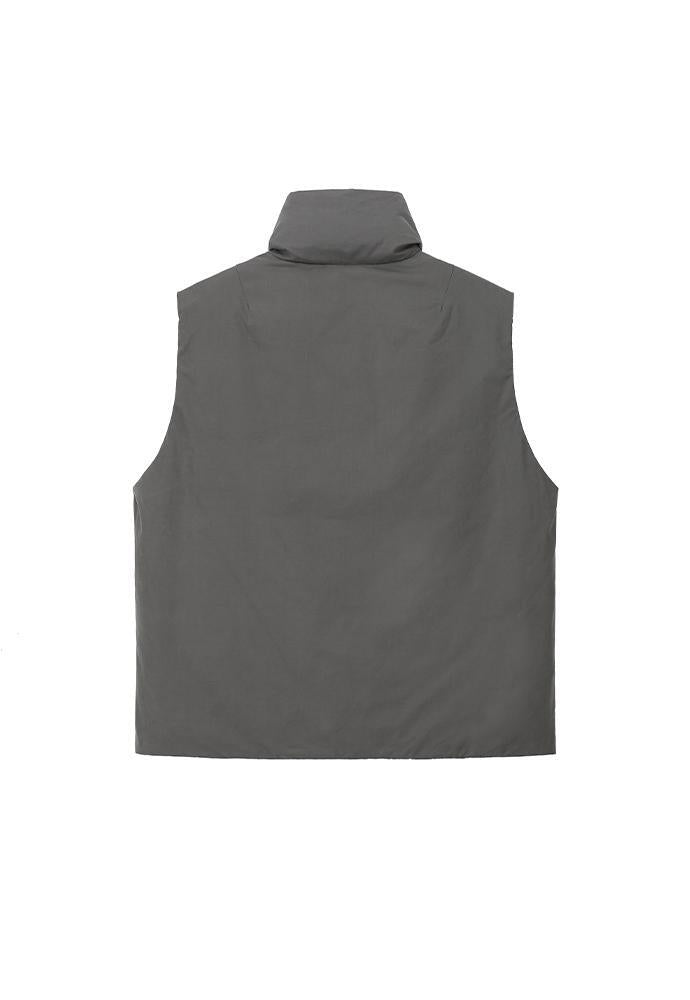 Art if acts - Shawl Collar Down Vest (Charcoal) product image 8 | TRAB K-Fashion Australia