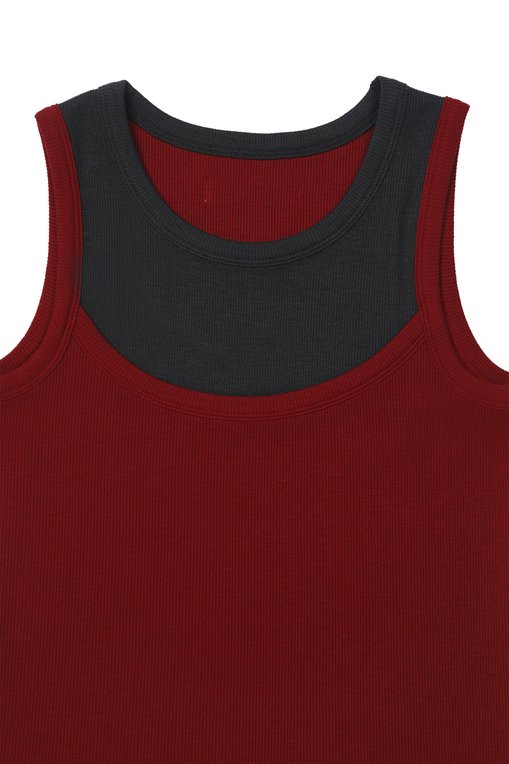 Deinet - D-Contrast Sleeveless (Red) product image 3 | TRAB K-Fashion Australia